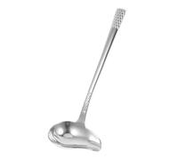 GETAJGHSD Mestolo per Zuppa e Sugo in Acciaio Inox 304 con Beccuccio a Becco D’anatra, Mestolo per Condimenti Piccolo Multifunzione per Cucina Domestica e Ristorazione