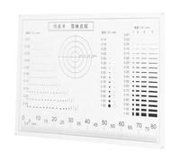GETAJGHSD Misuratore di Larghezza Crepe e Macchie in Pellicola Trasparente Righello Scorrevole per Rilevamento Difetti e Classificazione Carte Collezionabili