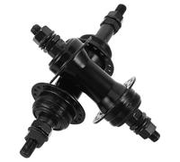GETAJGHSD Mozzi di precisione per Freni a Disco in Metallo Nero con 36 Raggi - Kit Completo per Montaggio Ruote Bici da Strada e Mountain Bike