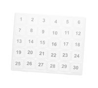 GETAJGHSD Organizer Mensile Portatile Per Pillole 30 Giorni, Custodia Trasparente in Pp 30 Scomparti Ermetici, Organizer Da Viaggio Per Medicinali Facile Accesso e Conservazione Sicura