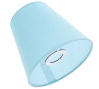 GETAJGHSD Paralume in Lino Piccolo per Lampade a Sospensione da Tavolo, Copertura Coprilampada Vintage Azzurro Chiaro, per Lampada da Camera e Soggiorno