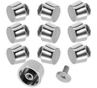 GETAJGHSD Piedini per Borse in Metallo 10 Pezzi Chiodi a Vite e Clip Posteriori per Borse e Valigie Uso Artigianale