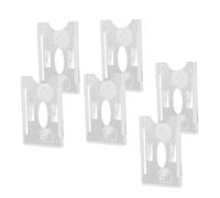 GETAJGHSD Porta Carte Parabrezza 6 Pezzi con Ventose in Plastica Resistente per Tessere Assicurative e Permessi Auto Supporto per Tutti i Modelli