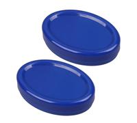 GETAJGHSD Porta Graffette Magnetico 2 Pezzi Contenitore Plastica Blu, Dispenser Organizer da Scrivania per Ufficio Scuola Casa, Scatola Magnetica Salvaspazio per Graffette e Fermagli