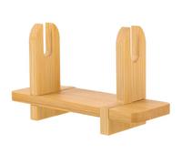 GETAJGHSD Portacoltelli in Bambù Scaffale Porta Utensili e Organizer Compatto per Posate da Cucina, Base Antiscivolo per Coltelli e Cutter, Supporto Resistente per Piano di Stile Casuale