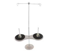 GETAJGHSD Portarocchetto Conico in Metallo per Macchina da Cucire Supporto Portafilo per 2 Rocchetti Organizer Filo da Ricamo Design a Otto per Alimentazione Costante e Uso Domestico