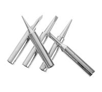 GETAJGHSD Punte di Ricambio per Saldatore in Rame 5 Pezzi Testa Liscia per Riparazioni Elettroniche Kit di Punte per Saldatura Fai da Te Resistente all'Usura Trasferimento Calore Efficiente