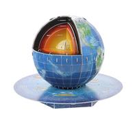 GETAJGHSD Puzzle 3d Globo Terrestre per Ragazzo Ragazza Dai 6 Anni, Kit Educativo senza Colla, Modellino Fai da Te per Apprendimento Geografico e Sviluppo Immaginazione Spaziale, Set