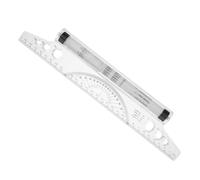 GETAJGHSD Righello Parallelo in Plastica 30cm Rullo Rotante Multiuso per Disegno Tecnico Misurazione Angoli e Linee Parallele, Strumento Professionale per Studenti, Ingegneri e
