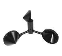 GETAJGHSD Sensore del Vento Abs Nero Ampio Intervallo e Peso Leggero per Ambienti di Allevamento e Navi, Custodia Resistente per Anemometro e Misuratore di Velocità Vento