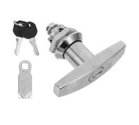 GETAJGHSD Serratura a T Chiavi per Cassettiera Blocco Solido in Zinco per Armadi e Cassette degli Attrezzi 1 Pezzo per Uso in Ufficio e Deposito Camper