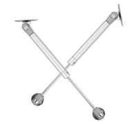 GETAJGHSD Set 2 Pezzi Cerniere Idrauliche a Discesa in Ferro per Mobili da Cucina, Supporti a Gas per Coperchio Armadio Funzionamento Fluido e Risparmio di Spazio, Cerniere di Sollevamento