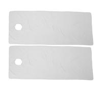 GETAJGHSD Set 2 Pezzi Lenzuola per Lettino Massaggio in Cotone Lavorato a Maglia Foro Speciale, Lavabili e Resistenti, Adatte per Trattamenti Estetici e Spa Professionali