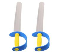 GETAJGHSD Set 2 Spade in Schiuma Eva Blu, Leggere e Sicure, per Giochi di Ruolo e Allenamento Scherma, Perfette per Cosplay e Interazione Genitore-figlio