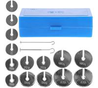 GETAJGHSD Set di Masse Scanalate in Acciaio Gancio per Esperimenti di Fisica, Strumenti per Laboratorio Didattico Nelle Scuole Medie e Superiori