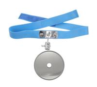 GETAJGHSD Specchio Frontale Medico per Visita Otorinolaringoiatrica, Riflettore per Fascia da Medico in Silicone e Acciaio Inox, Regolabile, 70x8x2,5cm, per Otorinolaringoiatri e Medici