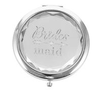 GETAJGHSD Specchio Makeup Pocket Mirror per Sposa e Damigelle Elegante e Compatto per Matrimoni e Feste Riflesso e Design Unico