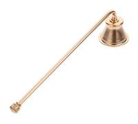 GETAJGHSD Spegni Candela in Ferro Resistente Color Oro, Accessorio per Candele Che Previene Schizzi di Cera, per Uso Domestico Sicuro e Pratico