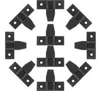 GETAJGHSD Staffa per Ferramenta Letto 20 Pezzi Connettore Rapido per Pannelli Mobili, Clip Angolare in Plastica per Montaggio Armadio e Mobili Componibili