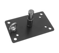 GETAJGHSD Supporto Da Parete In Acciaio Inox Nero Per Light Fixing E Cover Plate Con Design Salvaspazio E Viti Per Utilizzo In Casa E Film Lighting