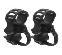 GETAJGHSD Supporto per Bastone da Passeggio Facile da Installare 2 Pezzi Nero in Gomma Accessorio Pratico per Liberare le Mani Compatibile Sedia a Rotelle e Deambulatore