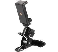GETAJGHSD Supporto Telefono Clip Rotante 360° Facile da Installare in Plastica Nero per Chitarra per Pratica della Chitarra e Lettura Spartiti