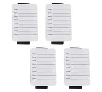 GETAJGHSD Tavolozza del Trucco per Ciglia 4 Pezzi in Acrilico Bianco Scala 7-14 per Applicazioni Extension Ciglia in Saloni e Corsi di Formazione