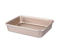 GETAJGHSD Teglia da Rettangolare Antiaderente e Facile da Pulire in al Carbonio Oro per Domestico e Pasticcerie Professionali