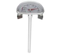 GETAJGHSD Termometro per Friggere Olio in Acciaio Inox Supporto Stabile, Misuratore Temperatura Profondo per Cucina e Frittura, Termometro per Frittura di Tacchino e Carne ad Uso Domestico