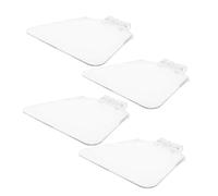 GETAJGHSD Visiera Trasparente per Protezione per Occhi da Banco 4 Pezzi 3.74X3.15X0.04 Inch Copertura per Mola da Banco Foglio Protettivo in Plastica per Lavori di Smerigliatura