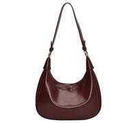 GETBSTOOP Borsa a Mezzaluna in Pelle for Donna Borsa a Tracolla in PU Y2K con Cerniera Borsa Hobo Borsa da Viaggio Solida Borsa da Lavoro Borsa Ascellare