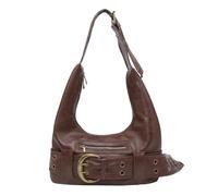 GETBSTOOP Borsa con fibbia della fibbia in pelle PU Borsa for spalle vintage Y2K Bota (marrone scuro)