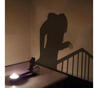 GETBSTOOP Portacandele Nosferatu Ghost Shadow Caster, Portacandele Tealight Halloween Horror, Candelabri Spettrali in Metallo Decorazioni for la Casa Gotica