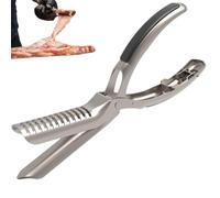 GETBSTOOP Remover a membrana a costola in acciaio inossidabile, gadget for la preparazione delle costole, con morsetto ad e maniglia non slittata, lo strumento di preparazione delle costole for facil