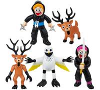 GETBSTOOP Set di 5/10 Action Figures di 99 Notti nella Foresta, Personaggi da Gioco come Cervo, Civetta, Ram, Mostro, Modelli Divertenti, Figure da Collezione per Appassionati, Bambini, Collezionisti