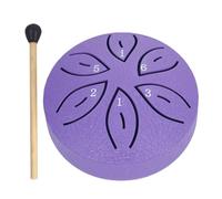 GETBSTOOP Tamburo a Pioggia 3 Pollici 6 Note Strumento a Tamburo a Pioggia Mini Handpan Tamburo Strumenti Musicali a Percussione for la Meditazione Yoga Regalo Unico