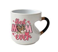 GETBSTOOP Tazza Magica a Forma di Cuore con Cambio di Colore per la Mamma Migliore, Tazza in Ceramica Sensibile al Calore con Design a Sorpresa, Regali Romantici per Festa della Mamma e Compleanni