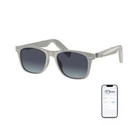 GetD Smart Bluetooth Sunglasses, Off White Frame+gradiente Lens