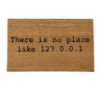 getDigital - Zerbino con Scritta There's No Place Like 127.0.0.1", 39 x 59 x 1,5 cm