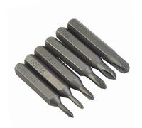 Getdoublerich 5 punte per cacciavite a croce PH0000-PH2, lunghezza 28 mm con gambo esagonale da 4 mm, set di driver in acciaio ad alta resistenza per trapano elettrico e riparazione