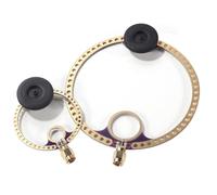 Getdoublerich Confezione da 2 antenne UHF VHF Loop 400-470M 80-150M per Malahite per ricevitore radio dsp, portatile per mini antenna circolare