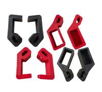 Getdoublerich Confezione da 2 supporti per cavi di prolunga per cassetta degli attrezzi, staffa organizer per cavi da 15,2 m, supporto per avvolgimento in filo di nylon resistente, rosso o nero