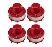 Getdoublerich Confezione da 4 bobine per decespugliatore da 1,6 mm x 5 m, compatibile con GE-CT 36/30Li E e GE-CT 18/30 Li, testa di ricambio automatica della linea senza attrezzi