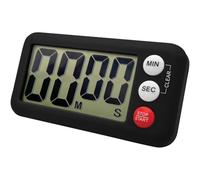 Getdoublerich Conto alla rovescia digitale e cronometro con supporto retrattile, capacità 99 minuti e 59 secondi, design compatto 10,3 x 5,3 x 2,3 cm, per uso domestico, aula e lavagna, struttura in