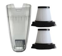 Getdoublerich Filtro lavabile e coperchio frontale compatibile con aspirapolvere midea MVC-16T, U1, M1, A1, confezione da 3 collettori di polveri riutilizzabili