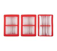 Getdoublerich Filtro per aspirapolvere compatibile con Bosch GDE12 GDE18V-12 GDE18V-16 GDE28D, parte di ricambio #2608000717, kit di carta filtro bianco