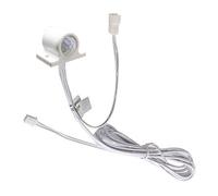 Getdoublerich Interruttore con sensore di movimento PIR, CC 12 V, rilevatore a infrarossi regolabile per strisce LED, accensione e spegnimento automatico per armadio, armadio, scale, garage (bianco)