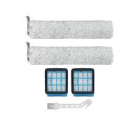 Getdoublerich Kit spazzola a rullo di ricambio e filtro per Bissell per onde trasversali per Omniforce 3912N 4046, parti lavapavimenti lavabili con strumento di pulizia, confezione da 5
