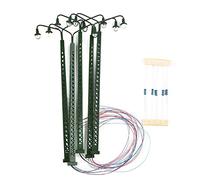 Getdoublerich Luci ferroviarie modello, 10 luci dell'albero del reticolo del LED, adatte per il layout del calibro H0, giardino decorativo, NQ9Z0S96IXW108P98I55D5A5F5R