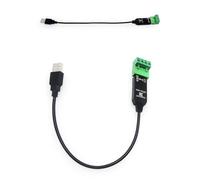 Getdoublerich Modulo convertitore industriale da USB a RS485, Baud Rate 115200, blocco 4 terminali, nessuna alimentazione esterna, per automazione PC e controllo macchina CNC